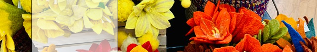 Felt flowers